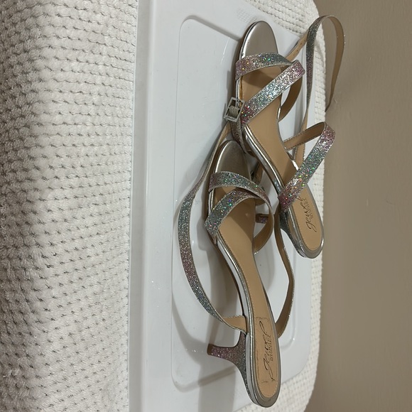 Badgley Mischka Jewel Glitter Heels - Picture 4 of 5